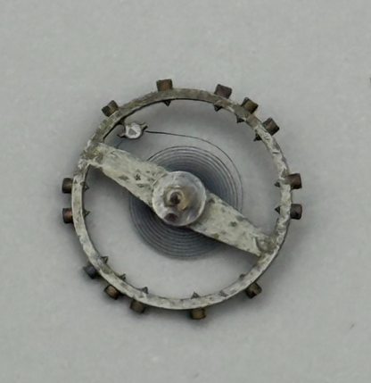 FHF 120 Balance Wheel Complete And Spring  6¾’’’ 205 Watch Movement Parts NOS
