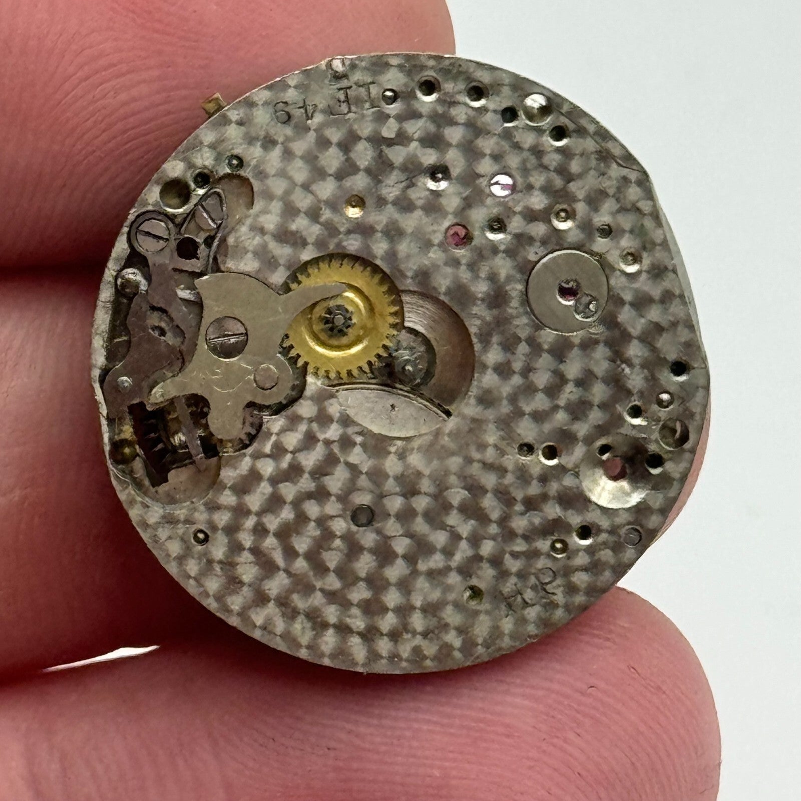 25mm Steiger HP Unidentified Manual Wind Swiss Watch Movement Vintage PARTS