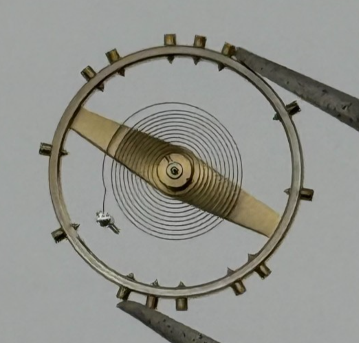 FHF 72 Balance Complete Inca Renata 535 M Watch Movement Parts Vintage NOS