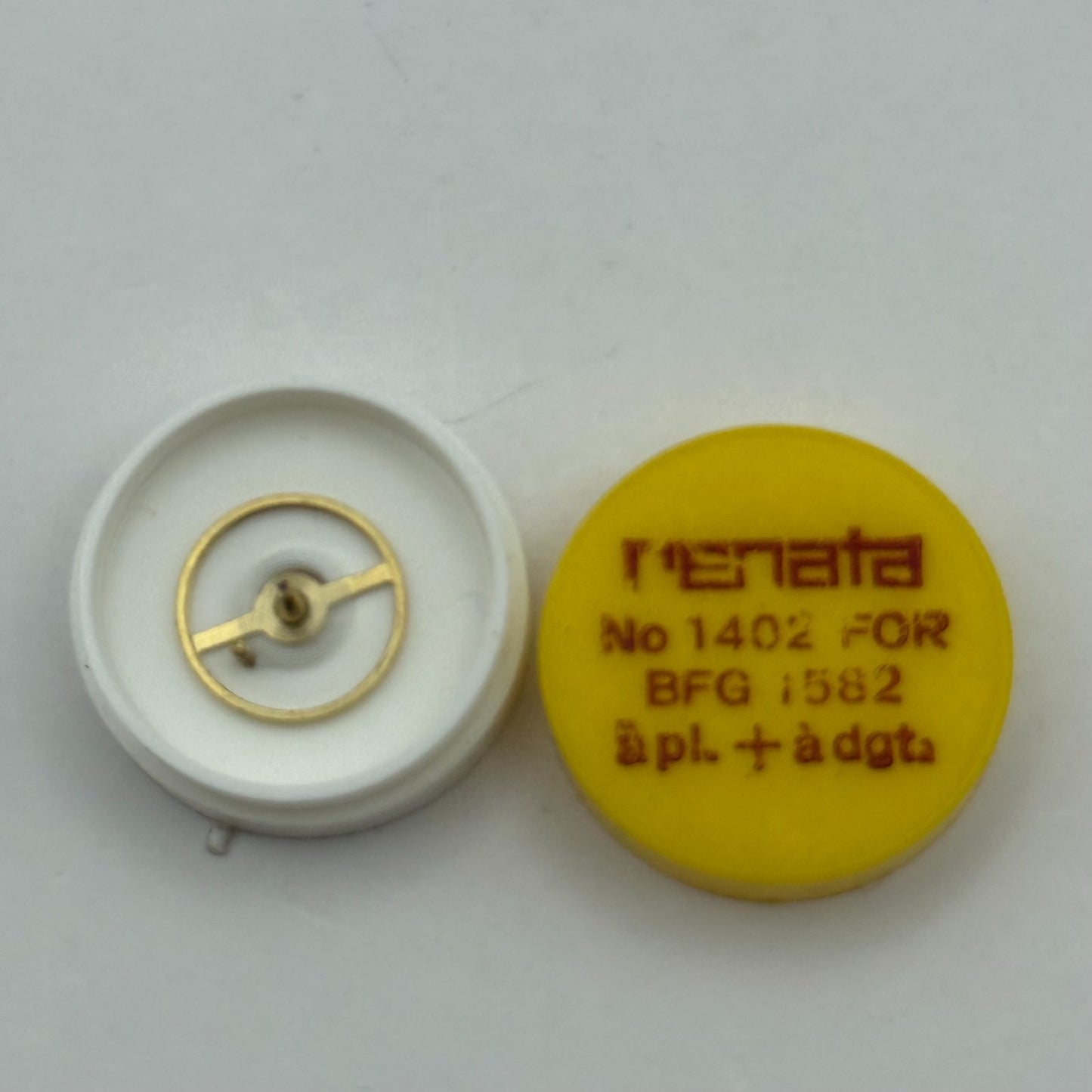 BFG 1582 Balance Complete a pl + a dgt Renata 1402 Watch Movement Parts Vintage