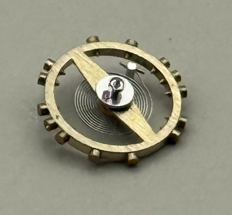 AS 1677 Balance Wheel Complete And Spring Inca 1224 M Watch Movement Parts NOS