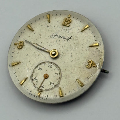 ETA 900 Watch Movement Accurist Manual Wind Vintage Swiss Parts Repair 23.6mm