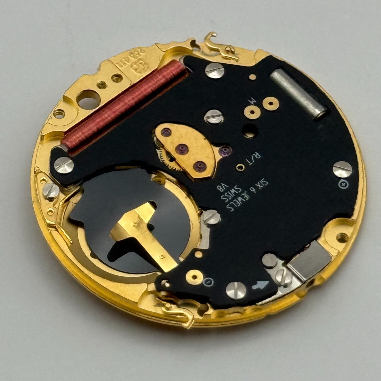 ETA 255.411 Quartz Watch Movement 6 Jewels Swiss Vintage Parts Repair 23.8mm