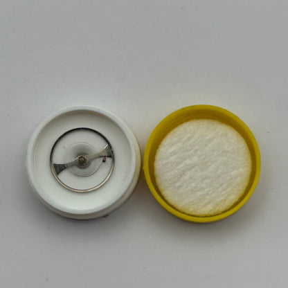 Oris 650, 654 Balance Wheel Complete And Spring 11 1/2''' Watch Movement Parts 