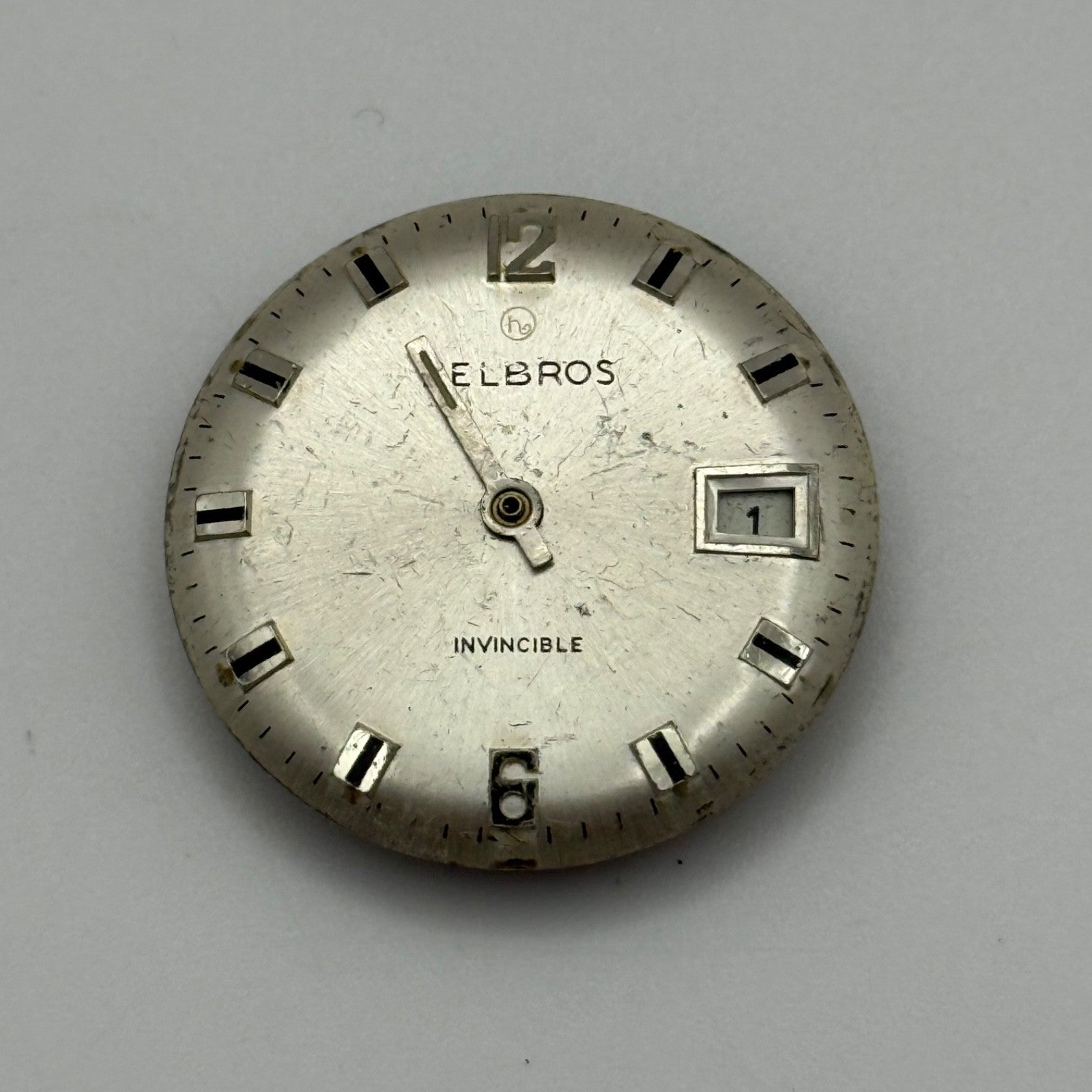 Lorsa P75A Watch Movement Helbros Manual Wind Vintage Parts Repair 25.9mm