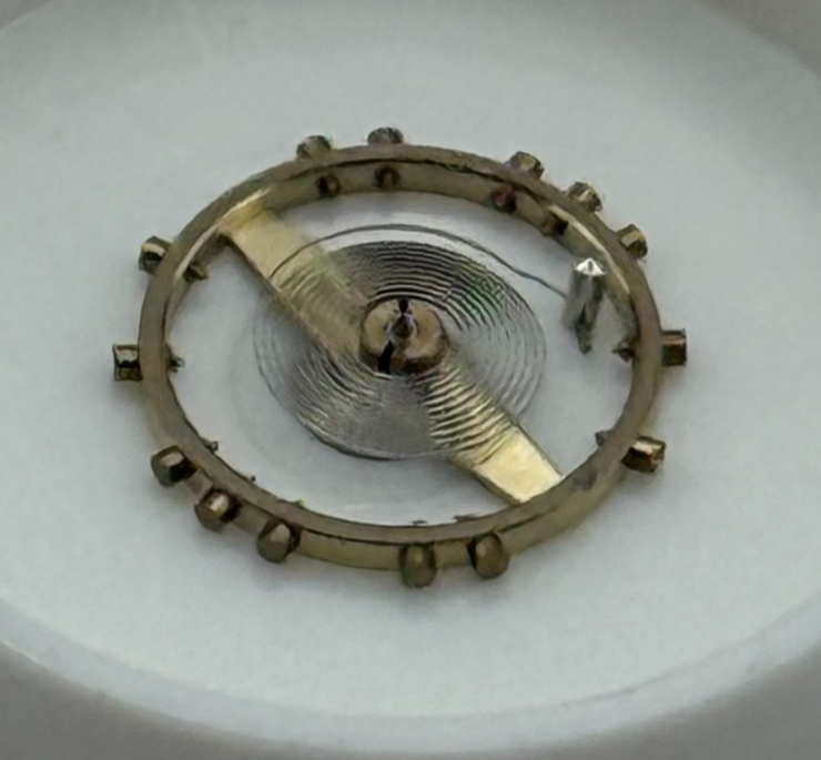 Lorsa 14, 200, 514 Balance Wheel Complete And Spring 363 M Watch Movement Parts 