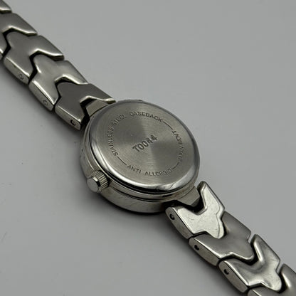 Henley Ladies Quartz Watch White Dial Silver Tone Bracelet Japan Working 21mm