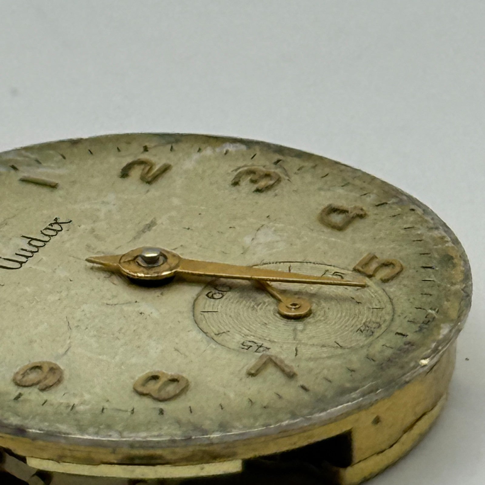 Audax 180 Watch Movement Manual Wind Vintage Swiss Parts Repair Spares 24.4mm