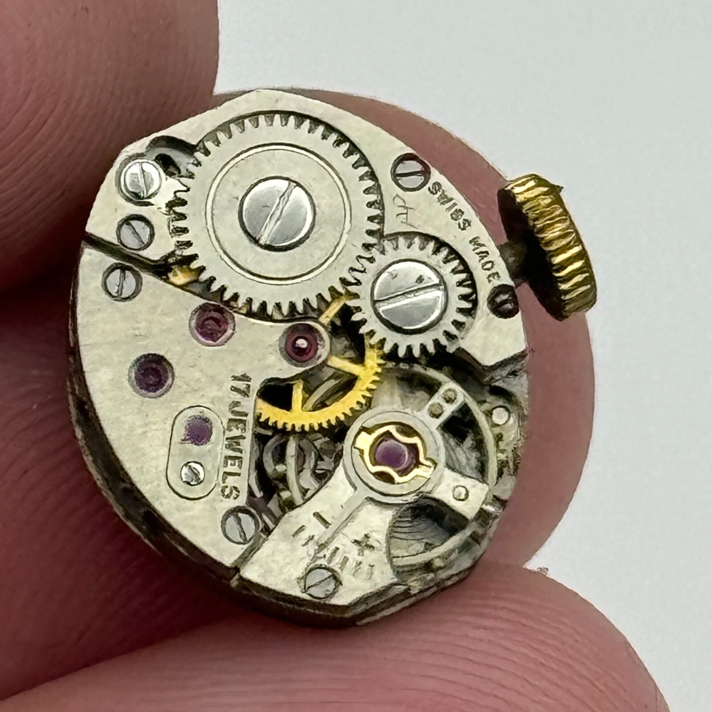 12.9mm Ladies AS 1012 A Schild Manual Wind Watch Movement Swiss Vintage PARTS