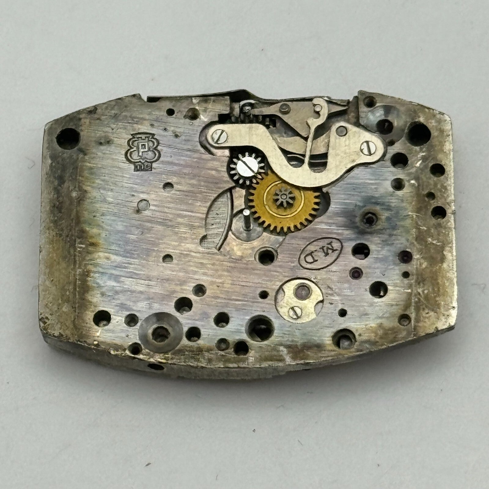 19.5mm Everite Peseux 110 Manual Wind Watch Movement Vintage Swiss PARTS SPARES