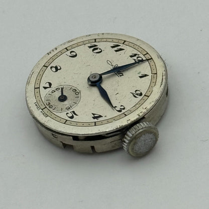 19.7mm Avia Dennison Denisteel Manual Wind Swiss Watch Movement Vintage PARTS