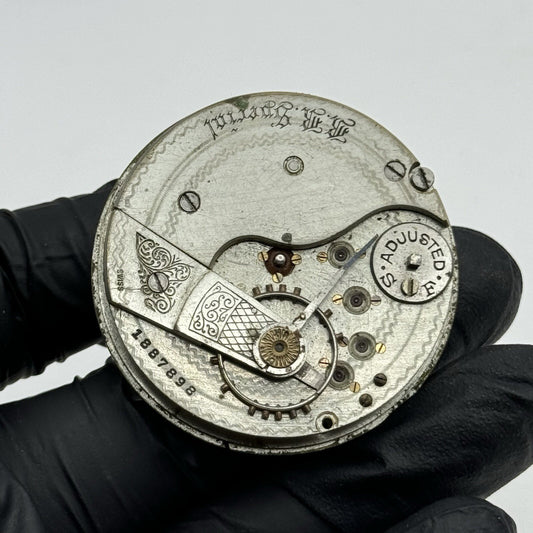 45.7mm Veritoff "Fake" Railroad Special Pocket Watch Movement FOR PARTS