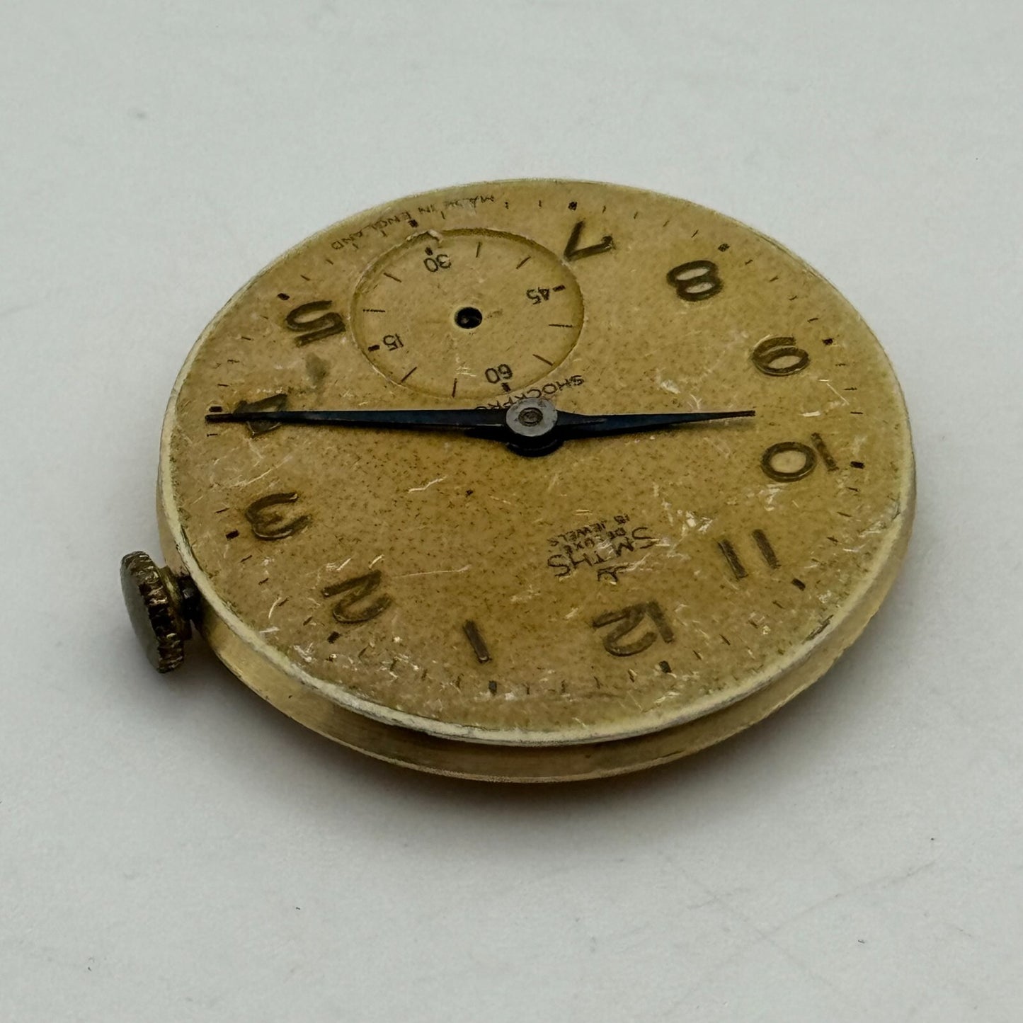 29.2mm Mens Running Smiths De Luxe Cal 44 Shockproof Swiss Watch Movement PARTS