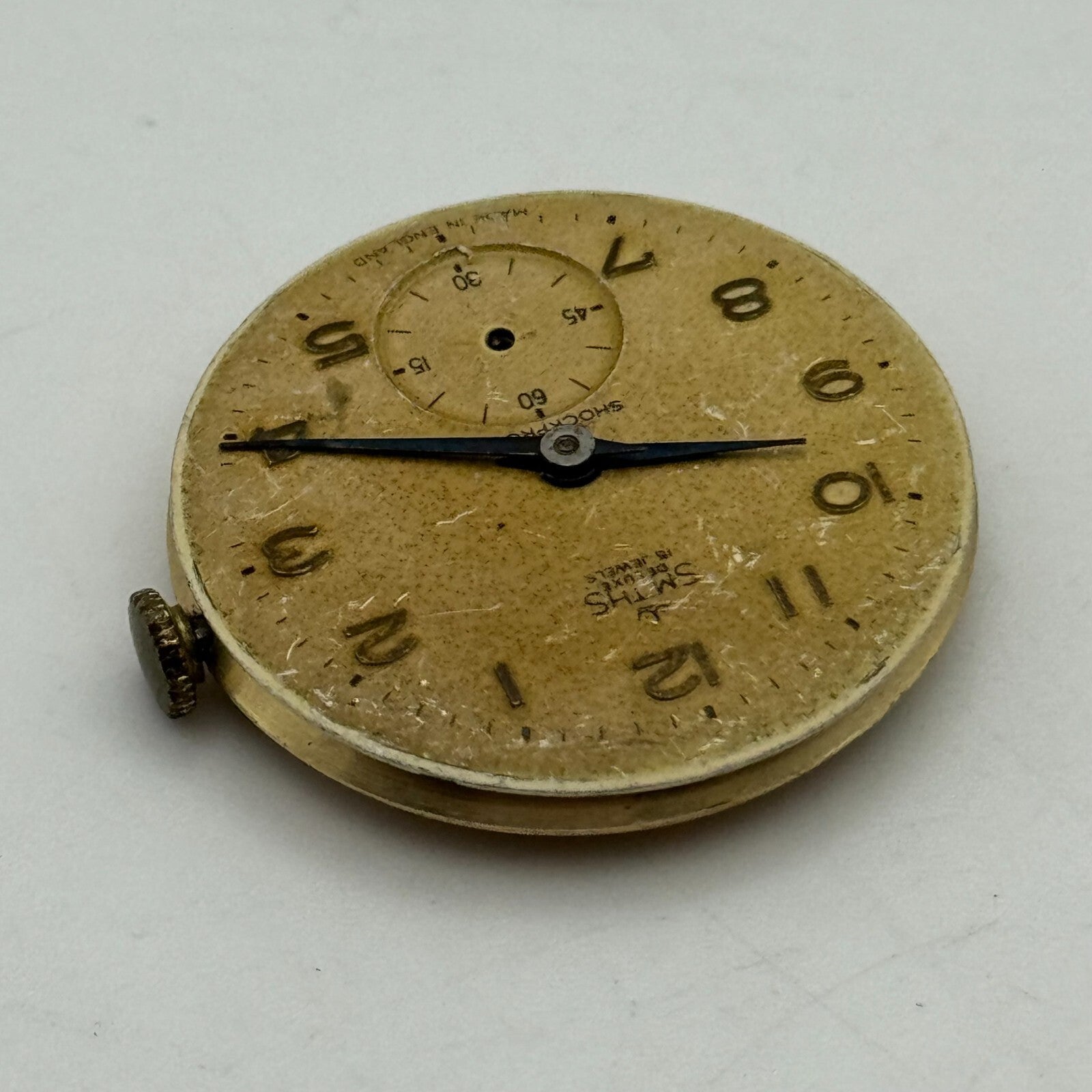 29.2mm Mens Running Smiths De Luxe Cal 44 Shockproof Swiss Watch Movement PARTS