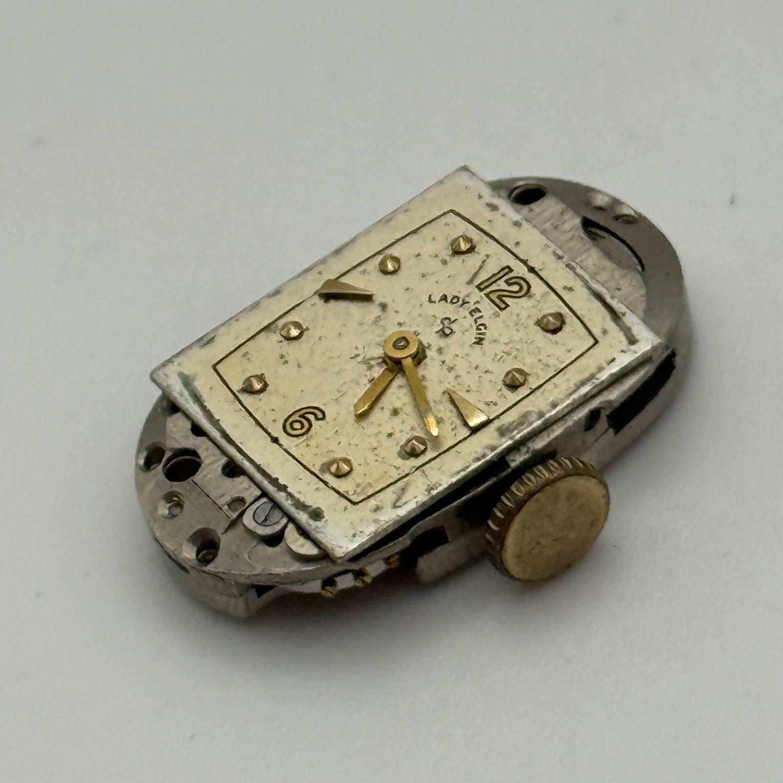 Lady Elgin Grade 535 Model 2 Watch Movement 1948 21/0s American Parts Repair