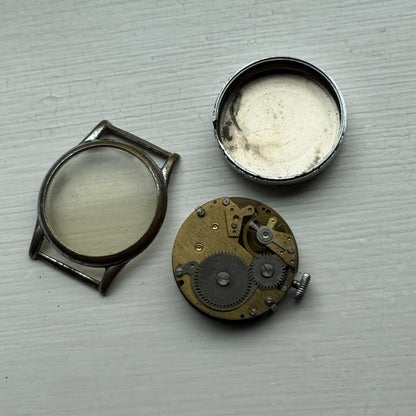 32mm Men's Vintage Paragon Swiss Made Manual Wind Watch FOR PARTS / REPAIR