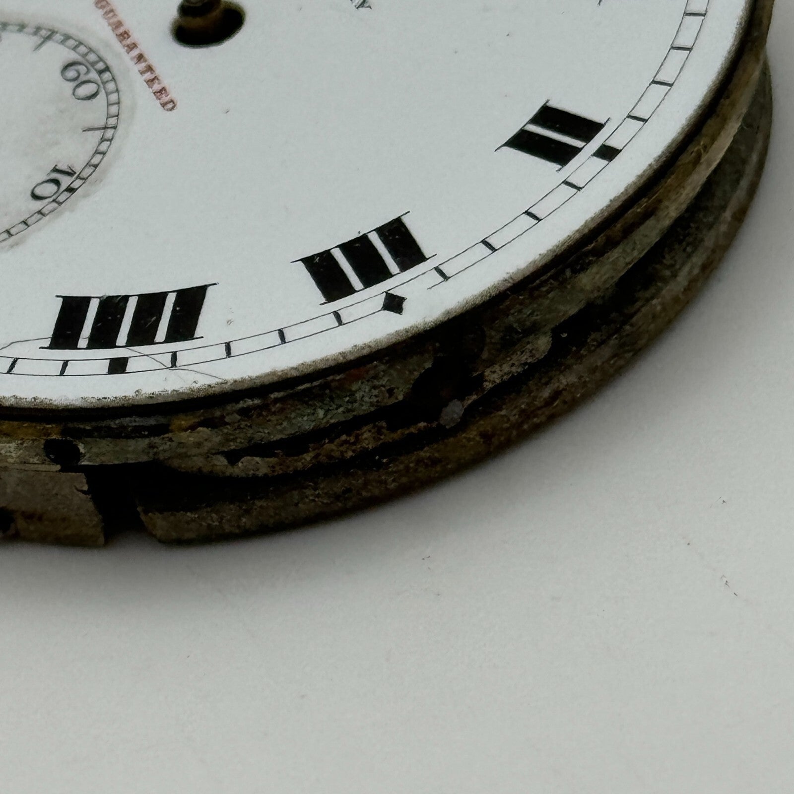 42.3mm J Hewitt Coventry Unique Swiss Made Hunter Pocket Watch Movement PARTS