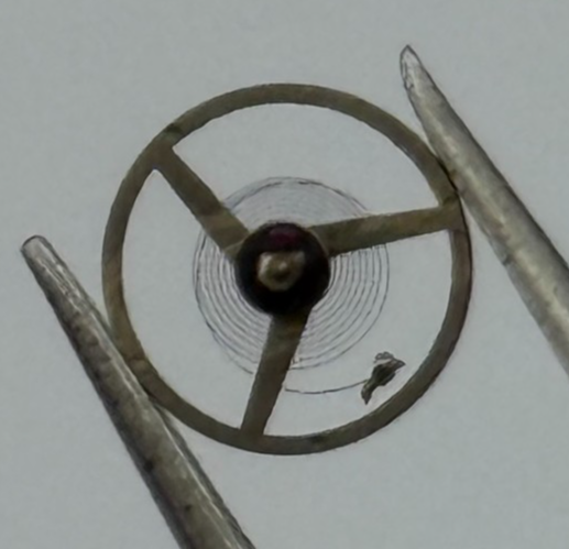 AS 1677 Balance Wheel Complete And Spring 1414 M Watch Movement Parts NOS