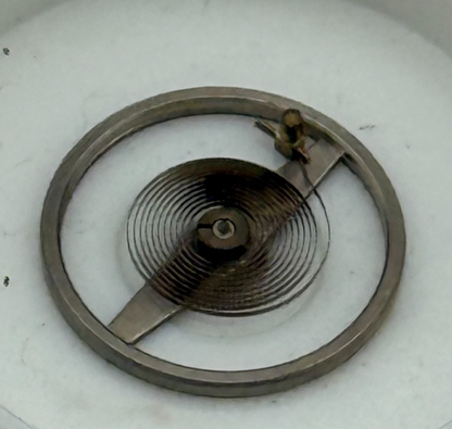 Oris 361 Balance Wheel Complete And Spring  9¾’’’ 380 Watch Movement Parts NOS