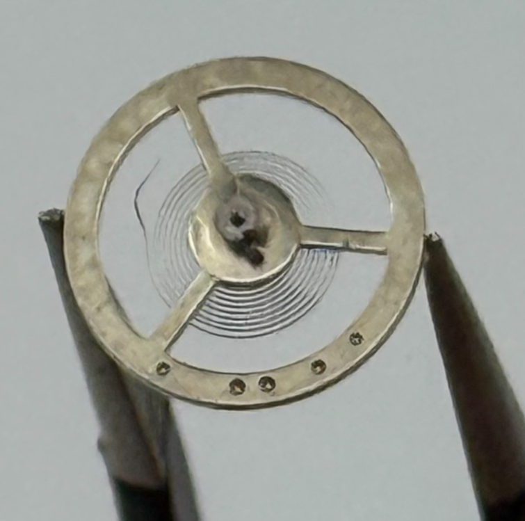 EB 8320 8321 8330 Balance Wheel Complete And Spring 6¾’’’  Watch Movement Parts 