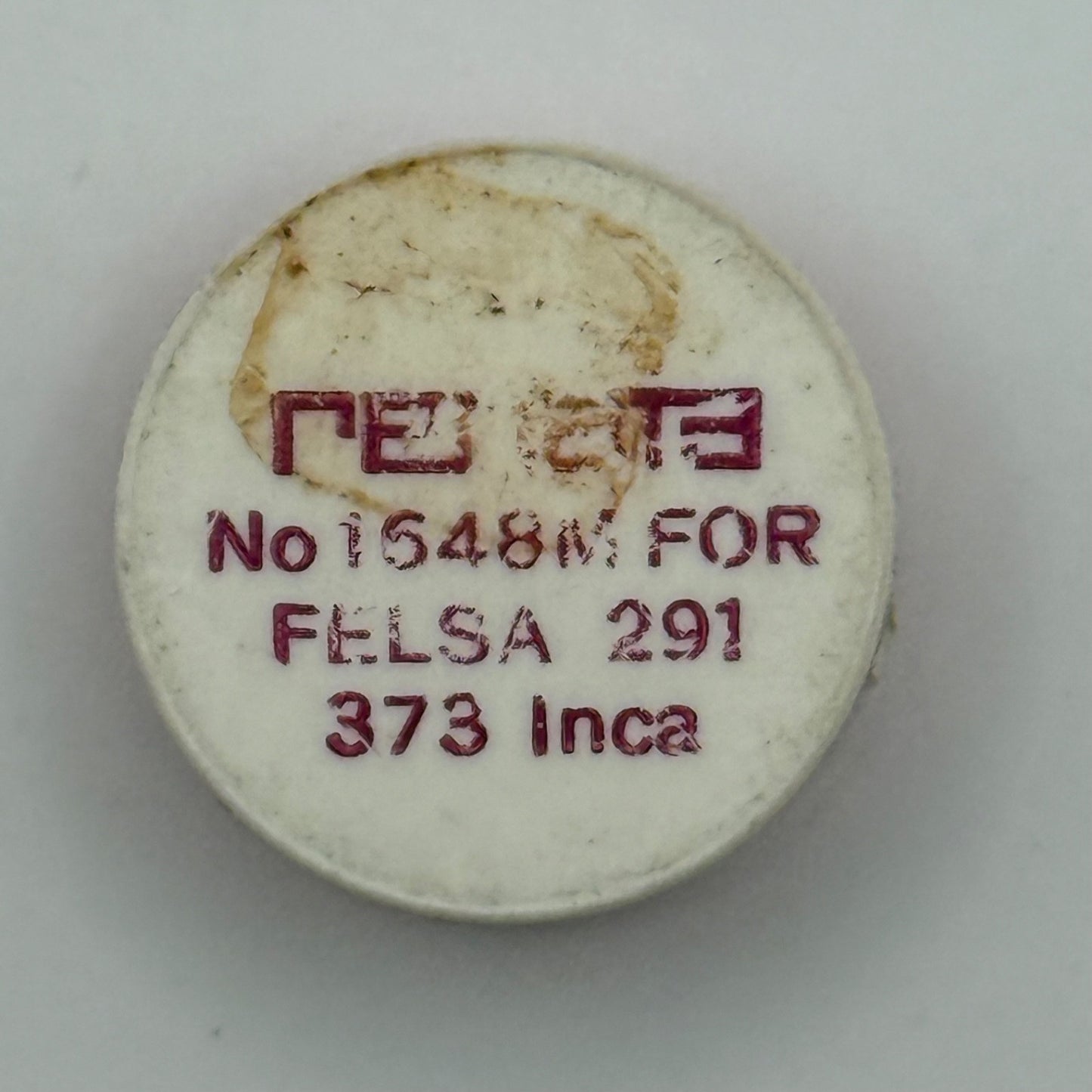 Felsa 291 373 Balance Wheel Complete And Spring Inca 1648 M Watch Movement Parts