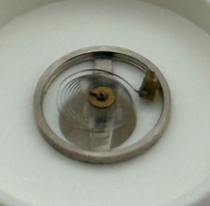 Ebosa 85 Balance Wheel Complete And Spring 132 M Watch Movement Parts NOS 