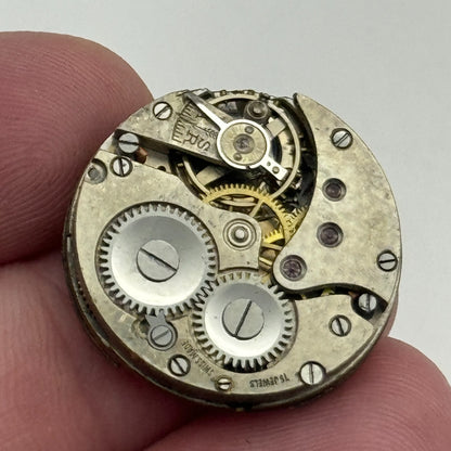 23.6mm 15 Jewels Swiss Porcelain Dial Trench Watch Movement Manual Wind PARTS