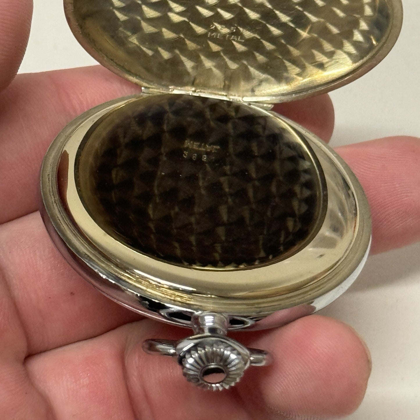 49mm Vintage Dowel NEW OLD STOCK Open Face Sub Seconds Pocket Watch TO SERVICE