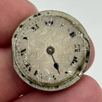 23.6mm Visible Patent 51489 FHF Manual Wind Watch Movement Swiss Vintage PARTS