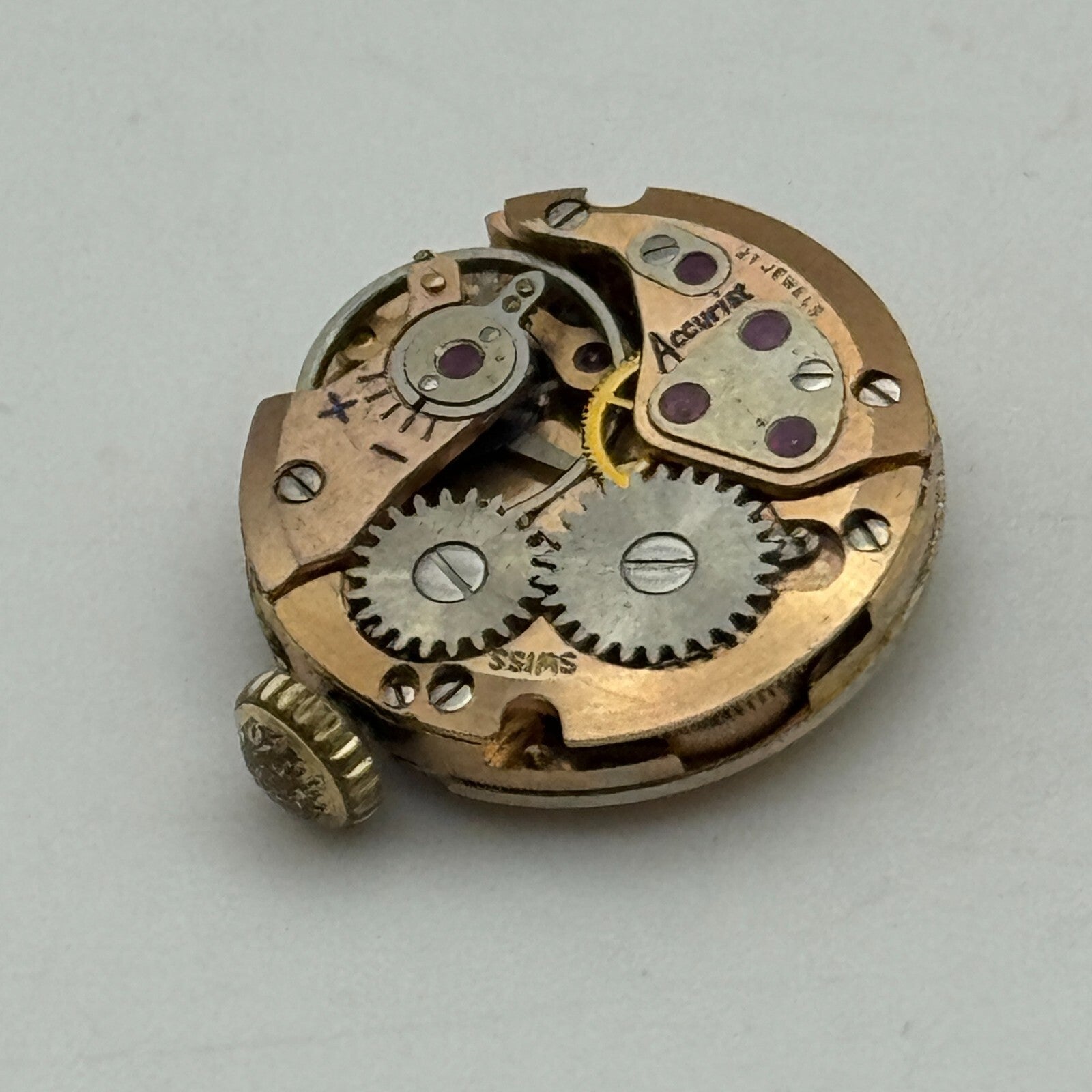 15.5mm ETA 2412 Accurist Manual Wind Ladies Watch Movement Swiss Vintage PARTS