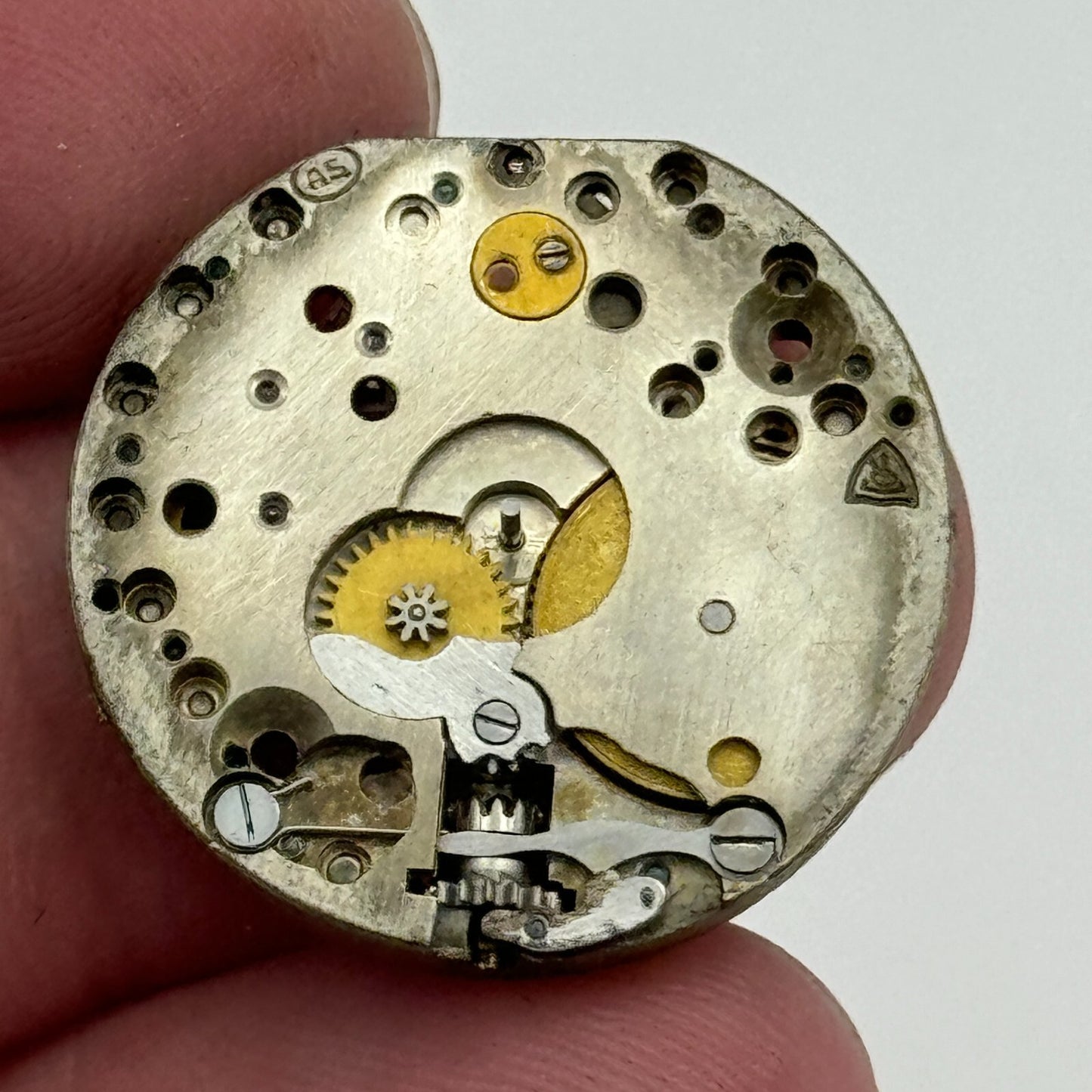 23.6mm Rotary As A Schild 15 Jewels Swiss Manual Wind Watch Movement PARTS