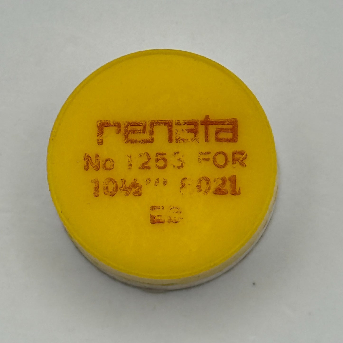 EB 8021 Balance Wheel Complete And Spring 10 1/2''' 1253 Watch Movement Parts 