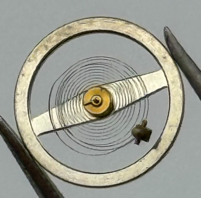 BFG 910 Balance Wheel Complete And Spring  Renata 827 Watch Movement Parts 