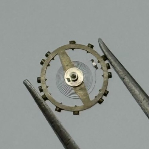 AS 976 1012 Balance Wheel Complete And Spring 29 M Watch Movement Parts NOS