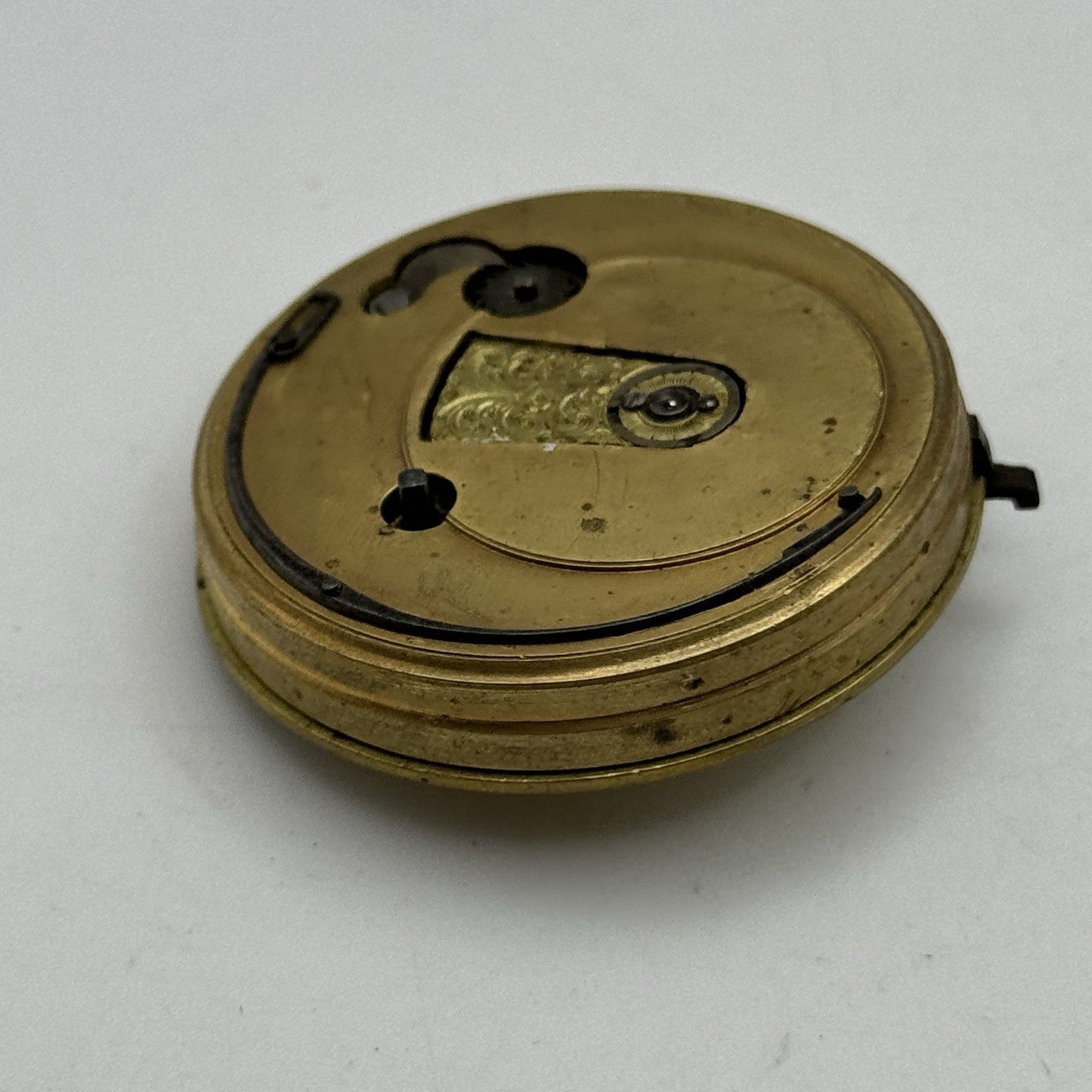 43.3mm Antique Henry Taylor London Quality Fusee Pocket Watch Movement - PARTS