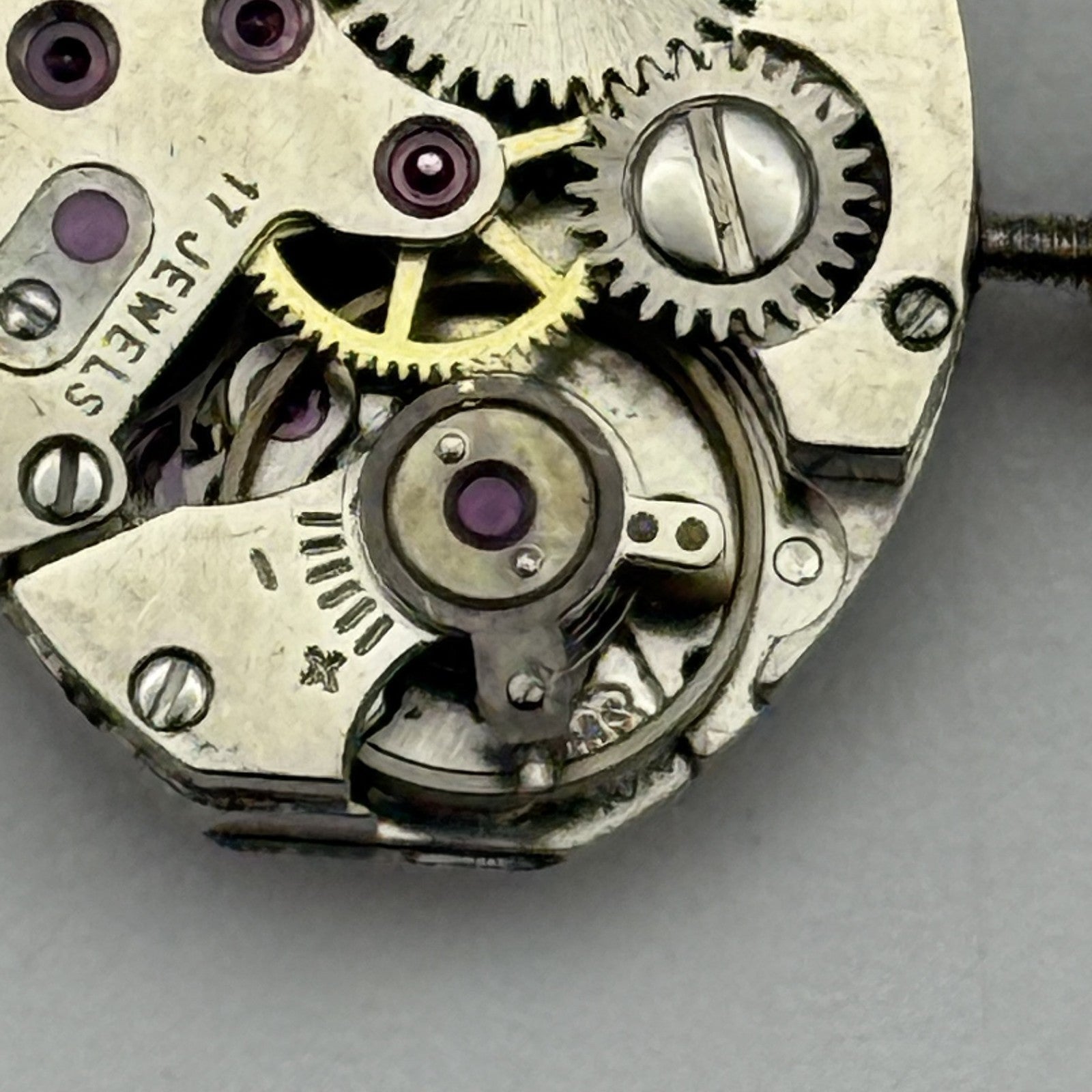 12.9mm Running Vintage Regency AS 1677 Manual Wind Swiss Watch Movement REPAIR