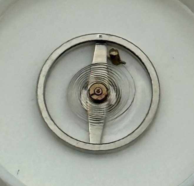 Oris 380 Balance Wheel Complete And Spring 6¾-8’’’ 398 M Watch Movement Parts 