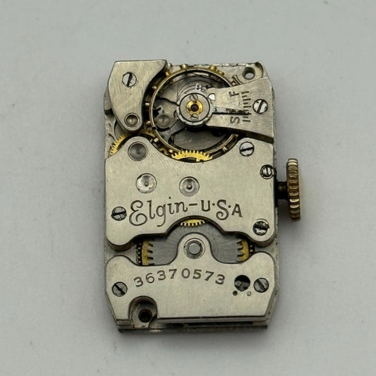 1937 Vintage 18/0s Elgin 488 Model 1 American Watch Movement PARTS REPAIR SPARES
