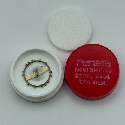 ETA 2366 2400 Balance Wheel Complete And Spring Inca 616 M Watch Movement Parts
