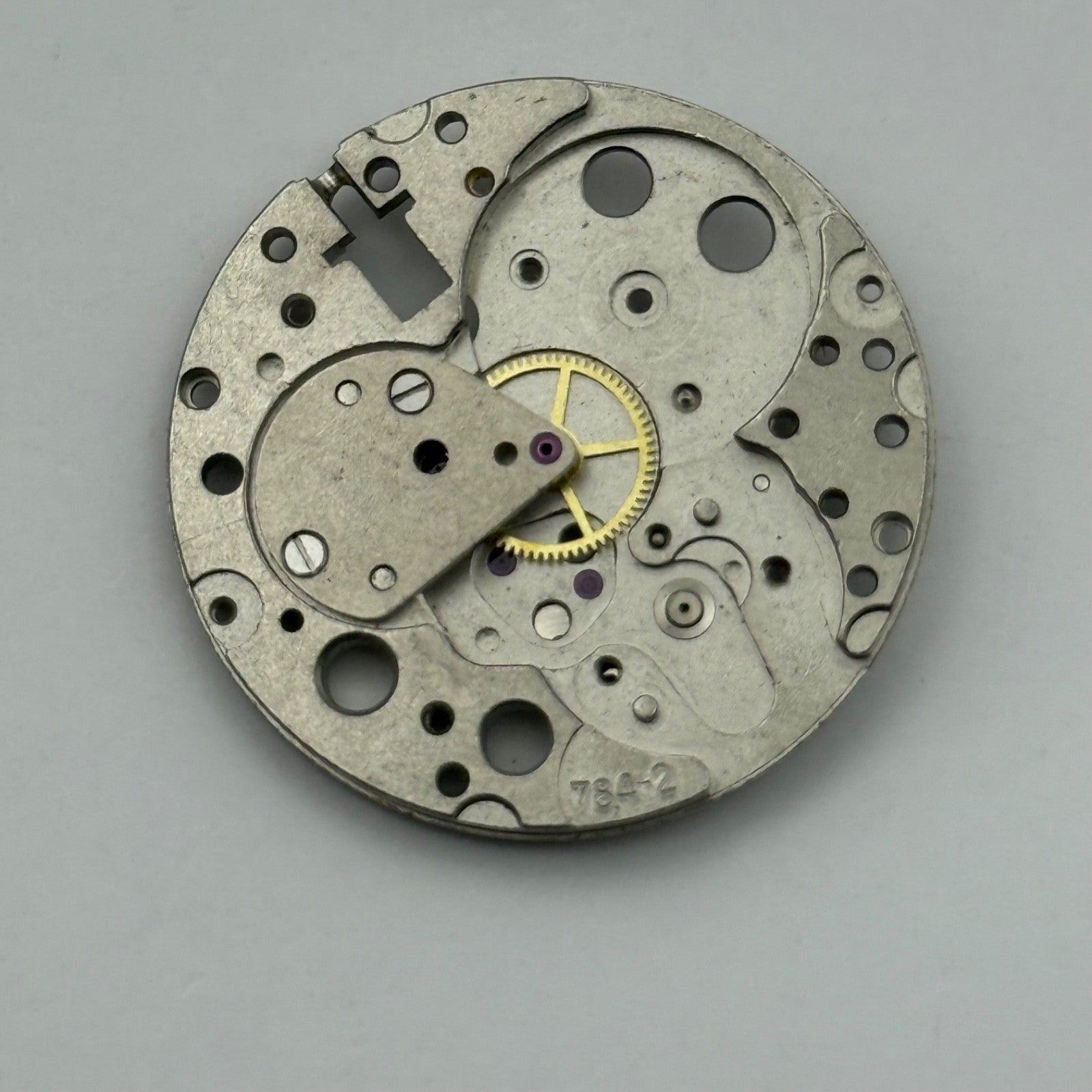 Tissot 784-2 Watch Movement Main Plate Manual Wind Vintage Swiss Parts 25.9mm