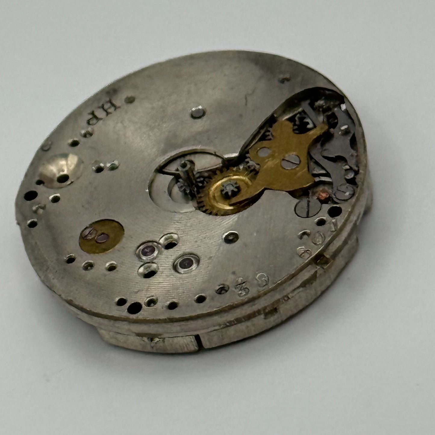 HP Parrenin Watch Movement Manual Wind Vintage Swiss Made Parts Repair 24.8mm