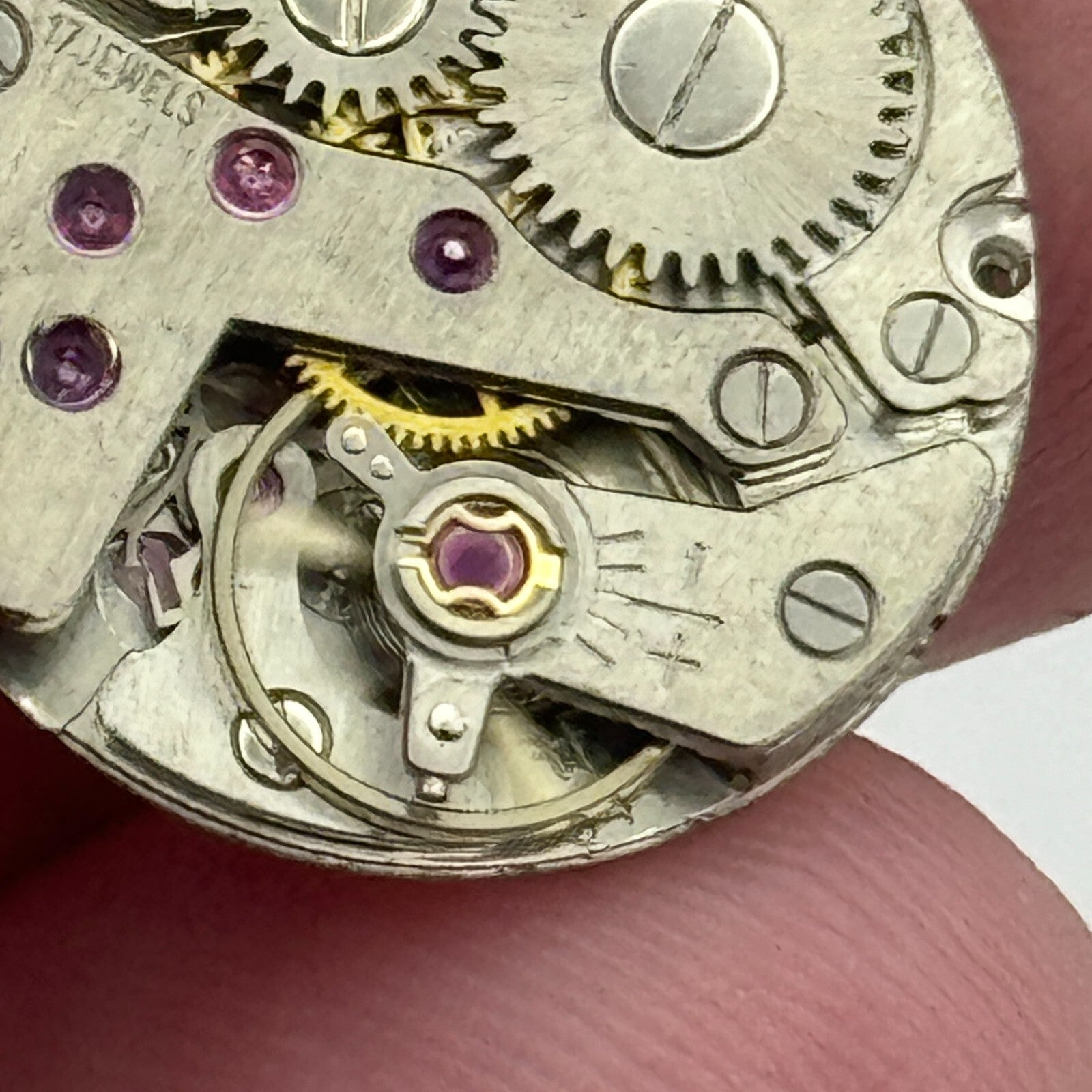17.5mm Ladies Talis FHF 34 Balance Ok Watch Movement Swiss Vintage PARTS SPARES
