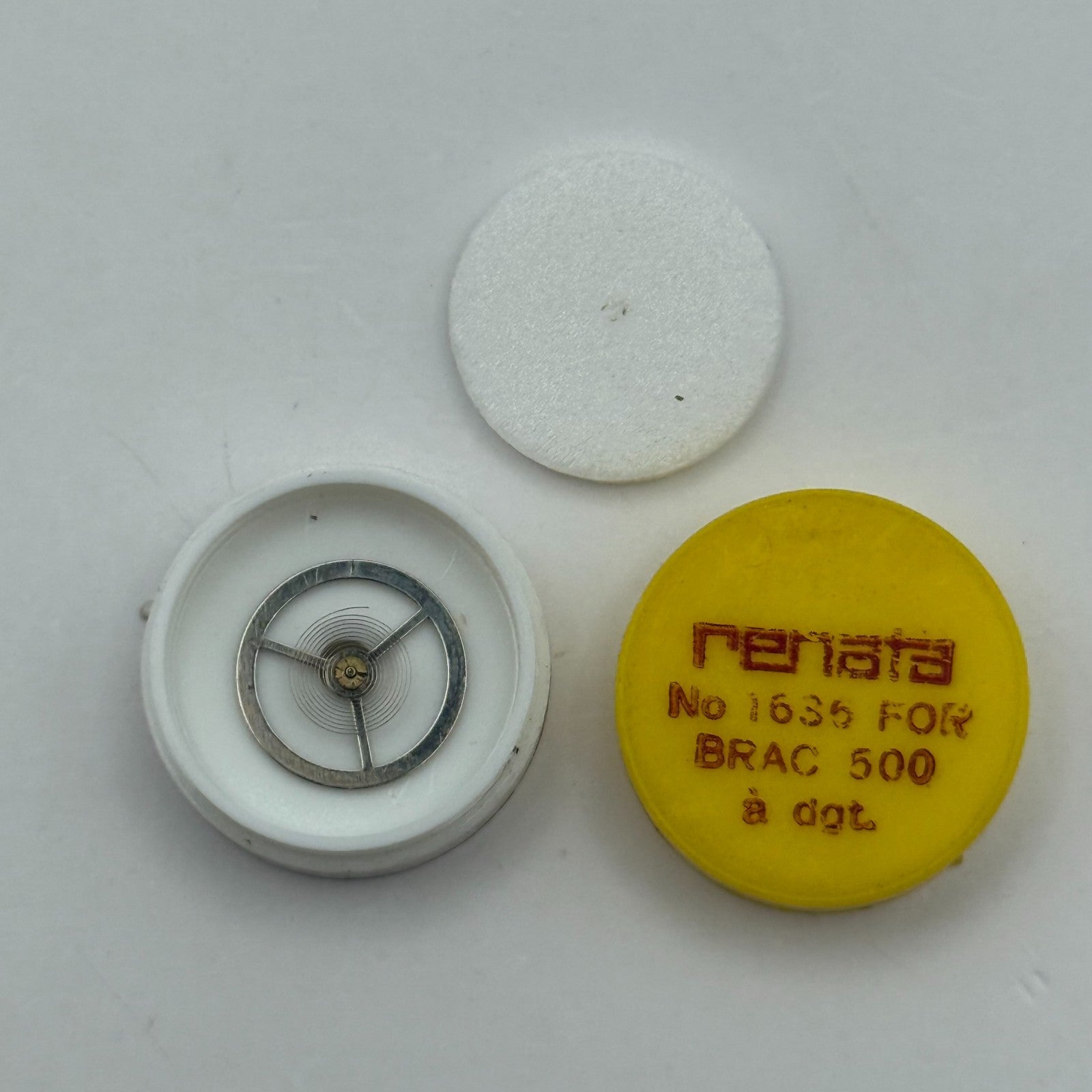 Brac 500Balance Wheel Complete And Spring a dgt. 1635 Watch Movement Parts NOS