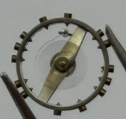 FHF 60 Balance Wheel Complete And Spring  6 3/4-8'''  200 M Watch Movement Parts