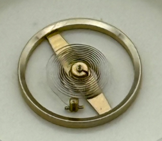 Oris 590 Balance Wheel Complete And Spring Ancre 1725 M Watch Movement Parts NOS