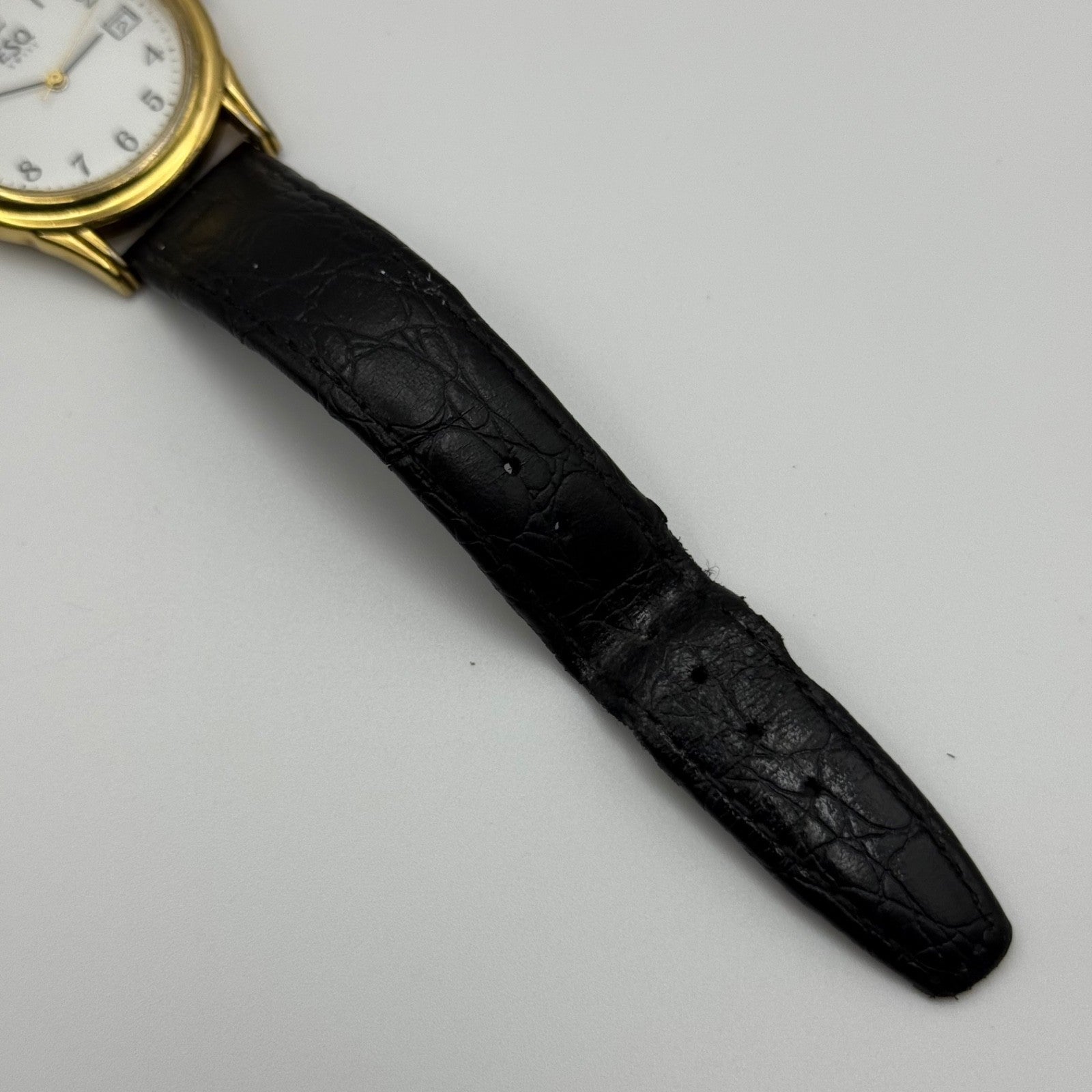 Working Esquire ESQ 300328 Date Swiss 33mm Quartz Watch New Battery Adjustable