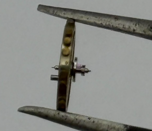 AS 976 1012 Balance Wheel Complete And Spring  532 M Watch Movement Parts NOS