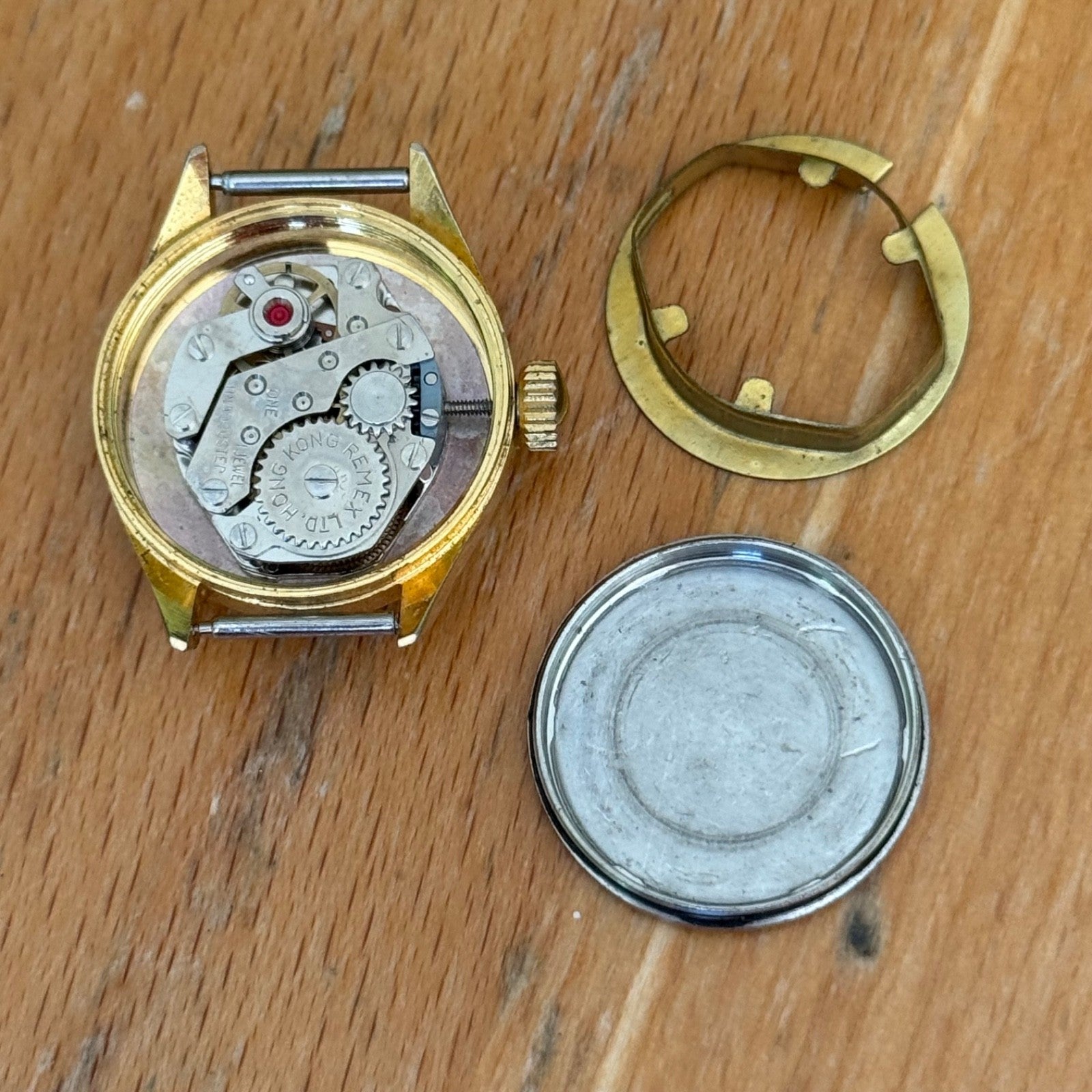 23mm Vintage Services Purple Dial Remex 65 Hong Kong Manual Watch PARTS / REPAIR