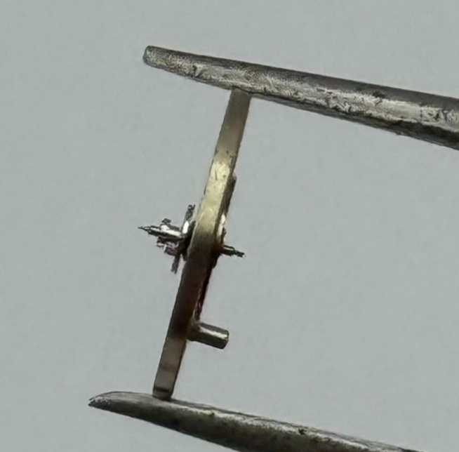 ETA 2540 Balance Complete Ord + Inca Renata 1505 M Watch Movement Parts Vintage