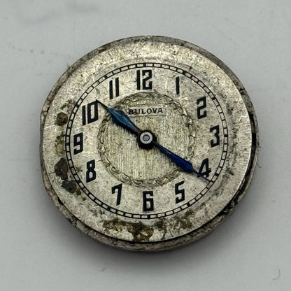 23.7mm Vintage Bulova 10A Manual Wind Swiss Watch Movement PARTS REPAIR SPARES